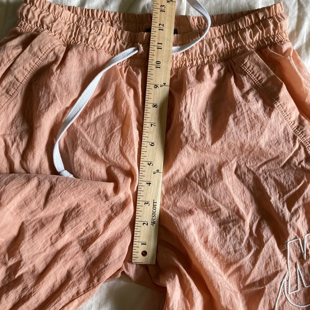 Nike Mens S Sportswear Alumni Woven Flow Nylon Water Shorts Trunks Peach Apricot